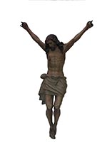 Estado inicial de la escultura antes de la restauración